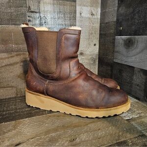 UGG Brown Leather Boots